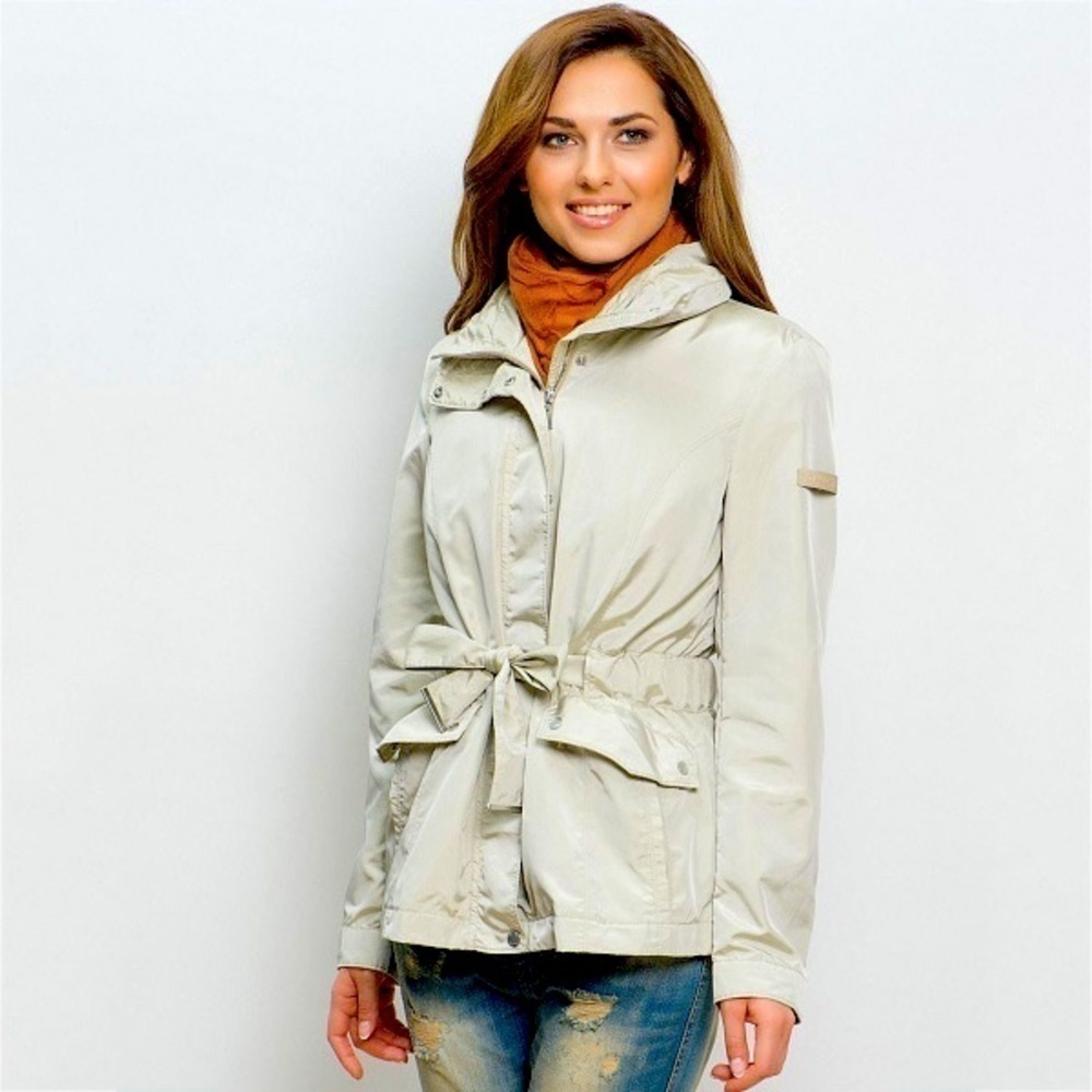 Geox Windbreaker Jacket Packable Hood Size 8